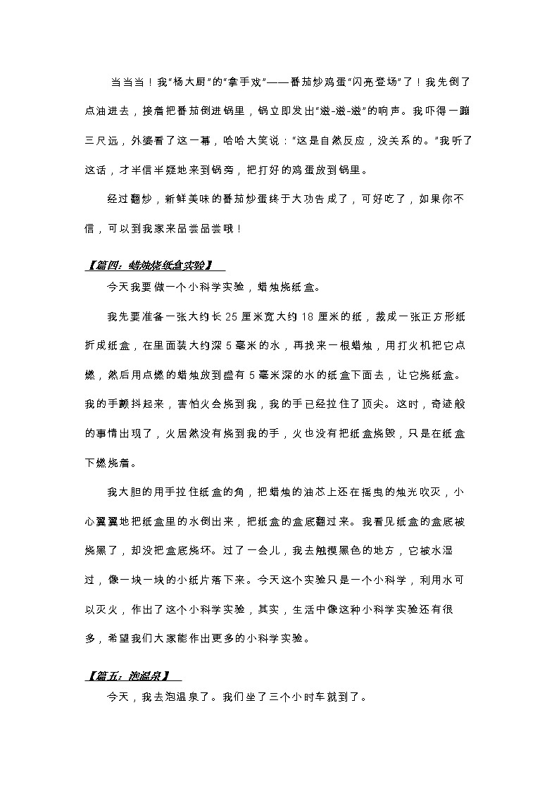 小学语文专题：二年级《暑假日记》优秀范文第2页