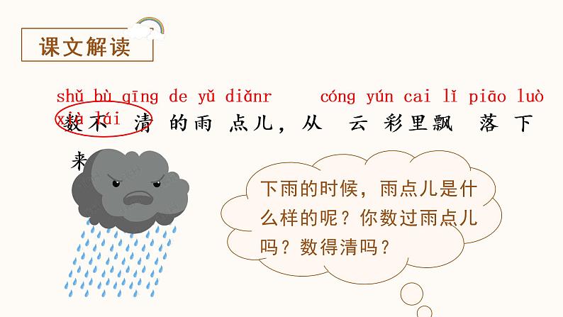 一上 雨点儿 课件第5页