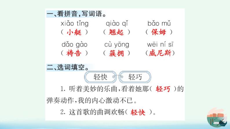 人教语文五下 第7单元 18 威尼斯的小艇 PPT课件02