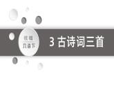 部编版 语文六年级下册——3. 《古诗三首》（课件+教案）