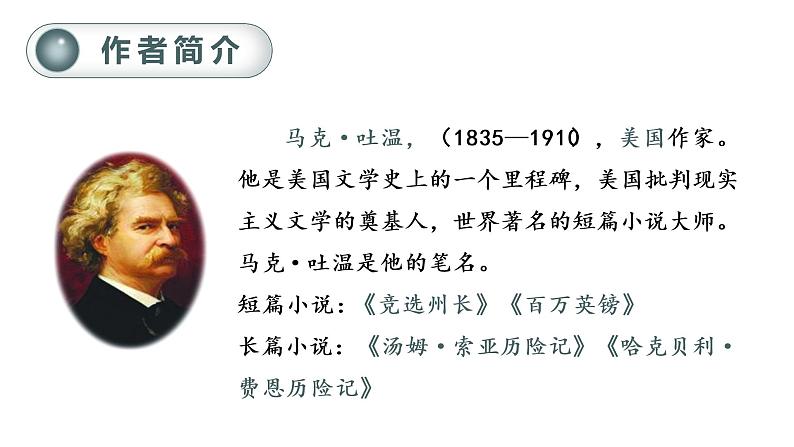 部编版 语文六年级下册——7.汤姆·索亚历险记（节选）（课件+教案）03