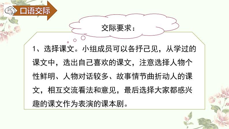 第二单元口语交际 怎么表演课本剧第5页