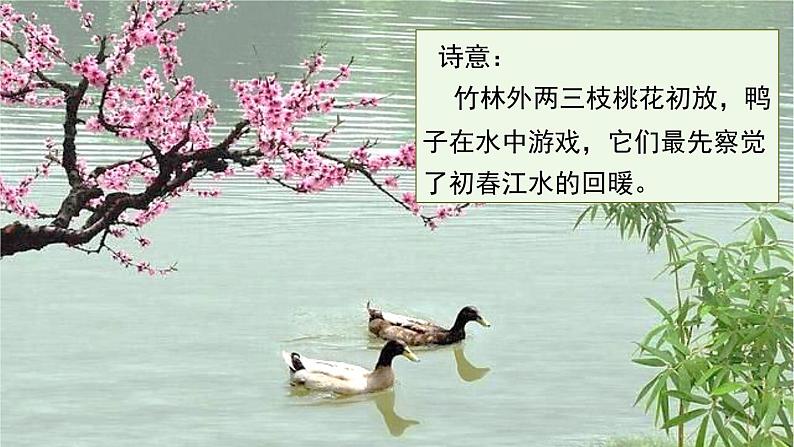1 古诗三首   惠崇春江晚景第8页