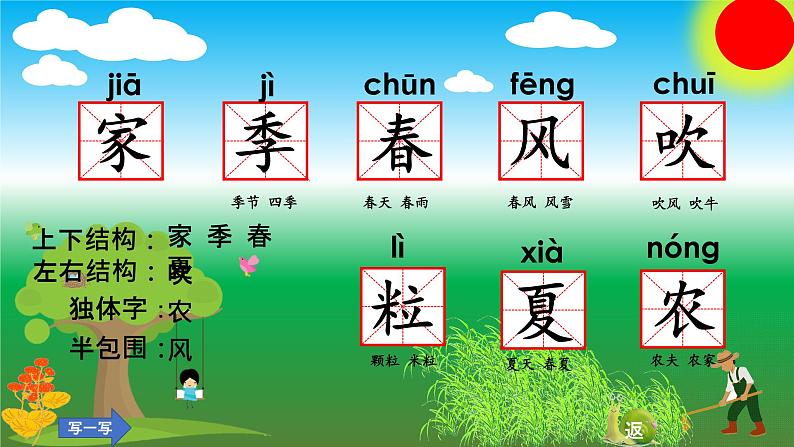 二年级上册田家四季歌课件PPT第5页