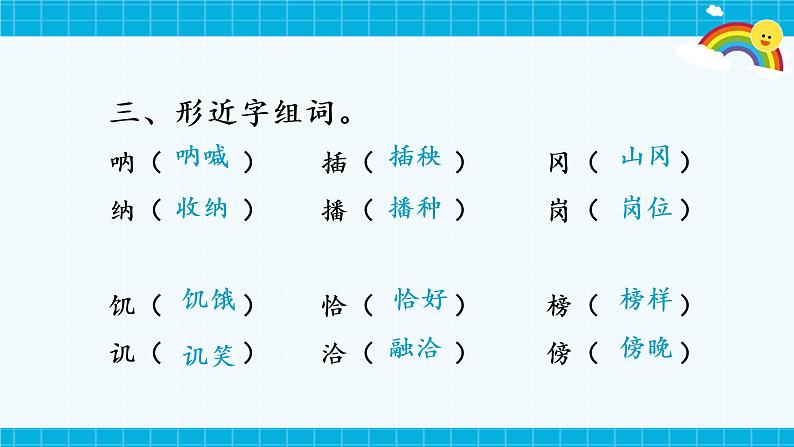 部编版小学语文五年级下册第二单元复习课件第7页