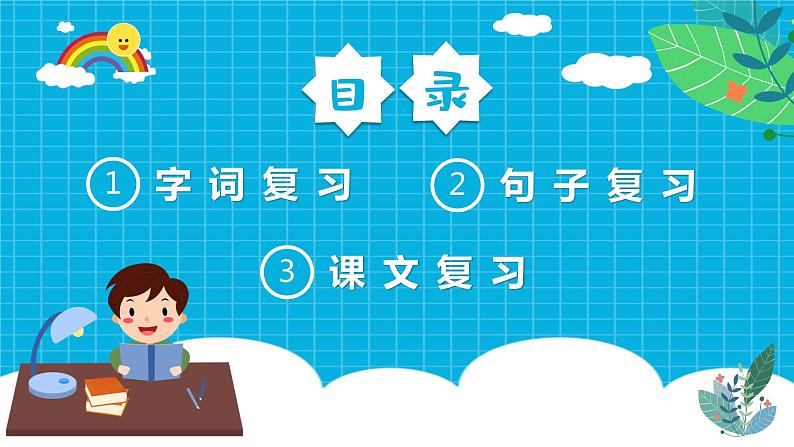 部编版小学语文五年级下册第一单元复习课件02