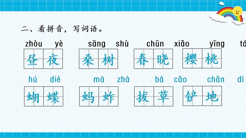 部编版小学语文五年级下册第一单元复习课件05