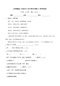 【期末专项复习】部编版语文二年级上册-阅读拓展（含答案）