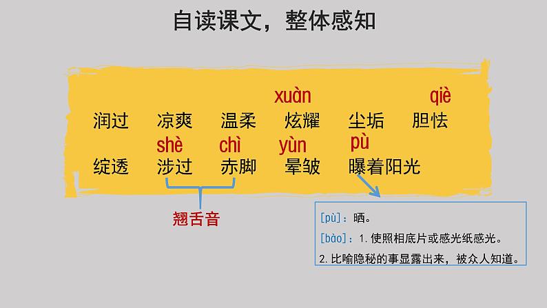 12在天晴了的时候参考课件第5页