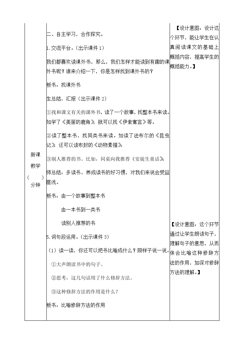 人教部编版语文五年级上册《第八单元 语文园地 》教学设计02