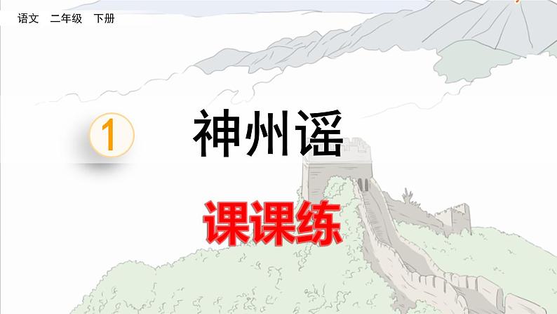 部编语文二年级下册第三单元 识字1  神州谣课件+教案+同步练习+其它01