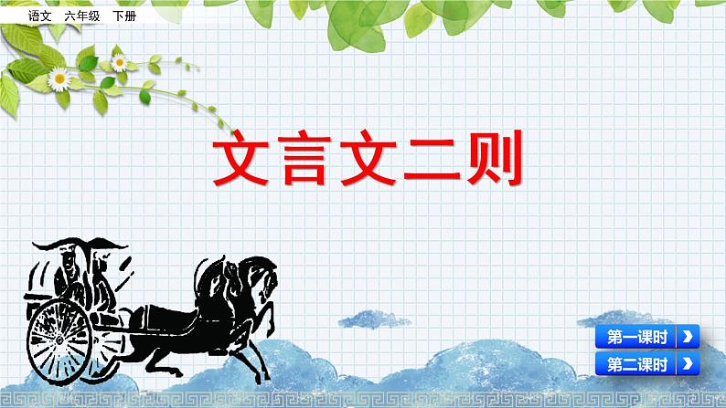 新部编版小学语文六年级下册课件：文言文二则课件第5页