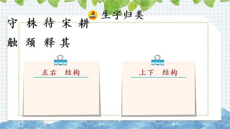 新部编版小学语文三年级下册：守株待兔课件06