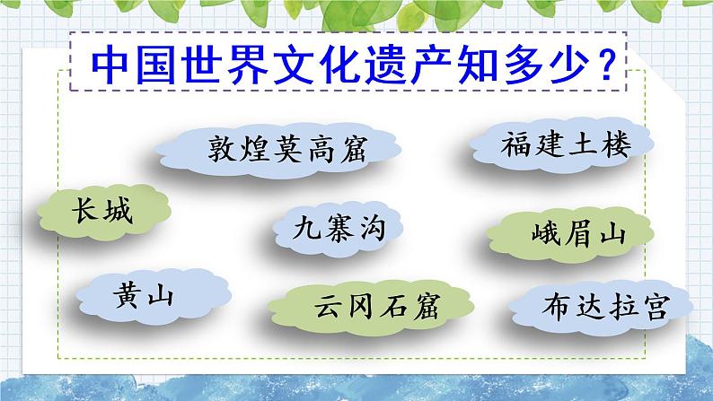 新部编版小学语文五年级下册课件：习作：中国的世界文化遗产第8页