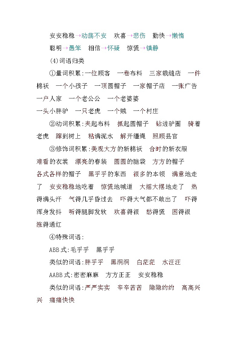 人教版语文三年级下册第八单元 单元复习课件+教案+课时练+反思+其它03
