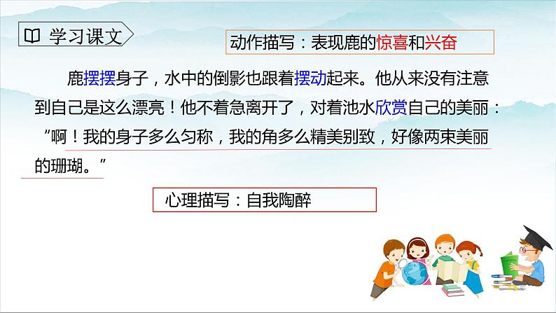 人教部编版三年级语文下册 鹿角和鹿腿 第二课时PPT课件(1)第5页