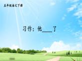 部编人教版五年级下语文《习作：他____了》优质示范课教学课件