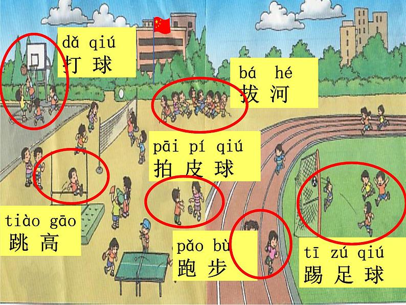 部编版一年级语文下册--7.操场上（课件3）03