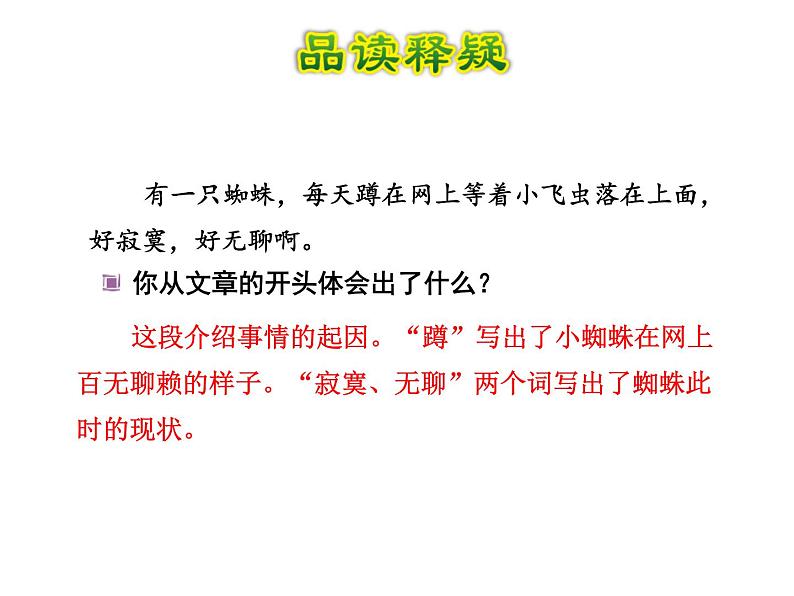 部编版二年级语文下册--20.蜘蛛开店（课件2）06