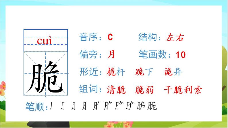 16.表里的生物（教学课件+生字课件）02