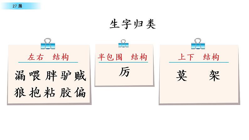 部编版三年级语文下册--27.漏（课件3）第6页