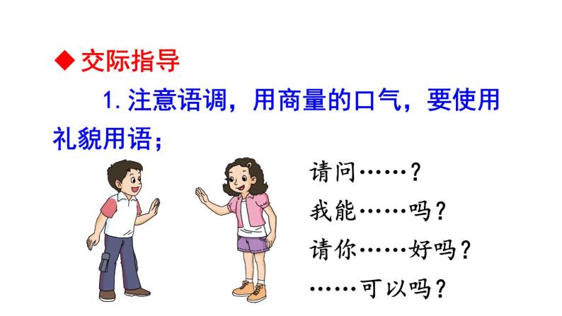 人教部编版二年级下册口语交际：注意说话的语气课文配套ppt课件-教习网|课件下载