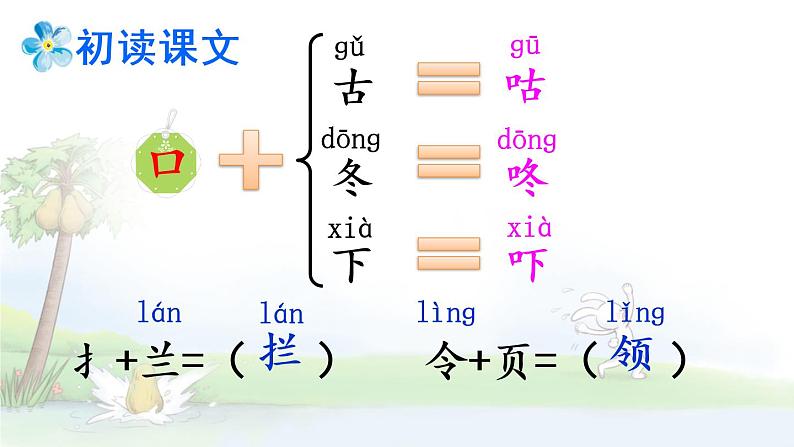 部编版语文一年级下册 20 咕咚 课件第7页