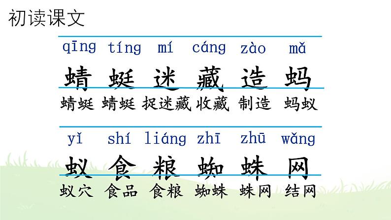 部编版语文一年级下册 识字5 动物儿歌 课件第4页