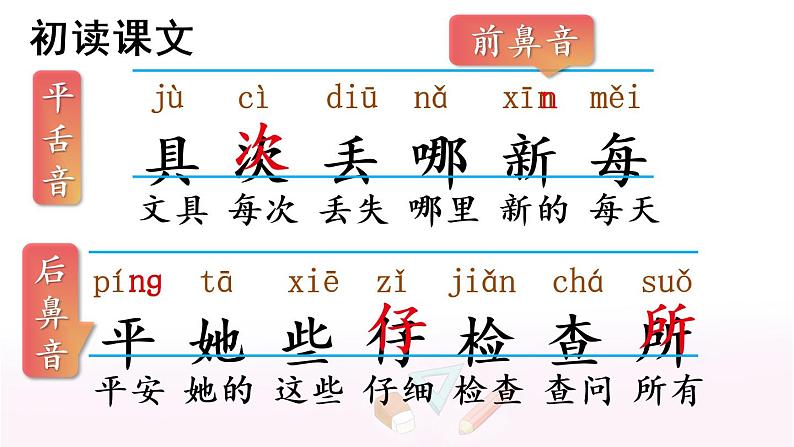 部编版语文一年级下册 15 文具的家 课件第5页