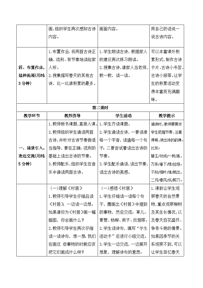 1 古诗二首 课件+教案+导学案+课堂实录+素材03