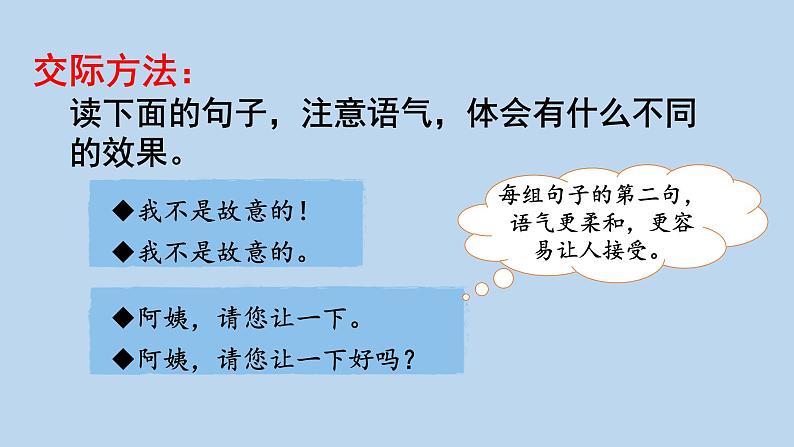 语文部编二下 第一单元 口语交际：注意说话的语气 PPT课件第4页