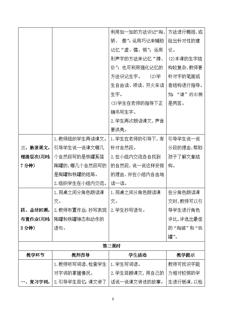 6 陶罐和铁罐 课件+教案+导学案+课堂实录+素材02