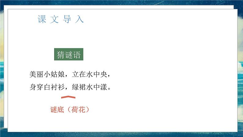 语文部编3下 第一单元 3.荷花 PPT课件第2页