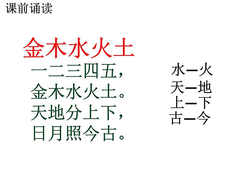 识字五《对韵歌》课件第1页