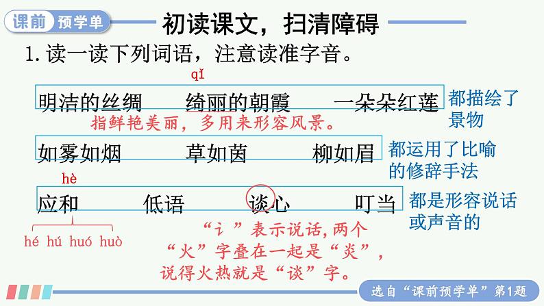 【人教部编版】四下语文  4 三月桃花水 （课件+教案）03