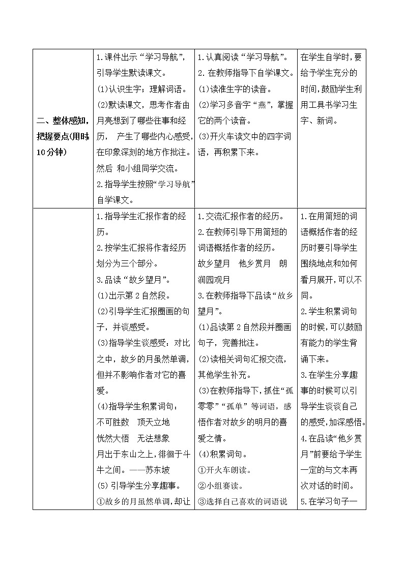 【人教部编版】五下语文 3.月是故乡明（课件+教案+素材）02