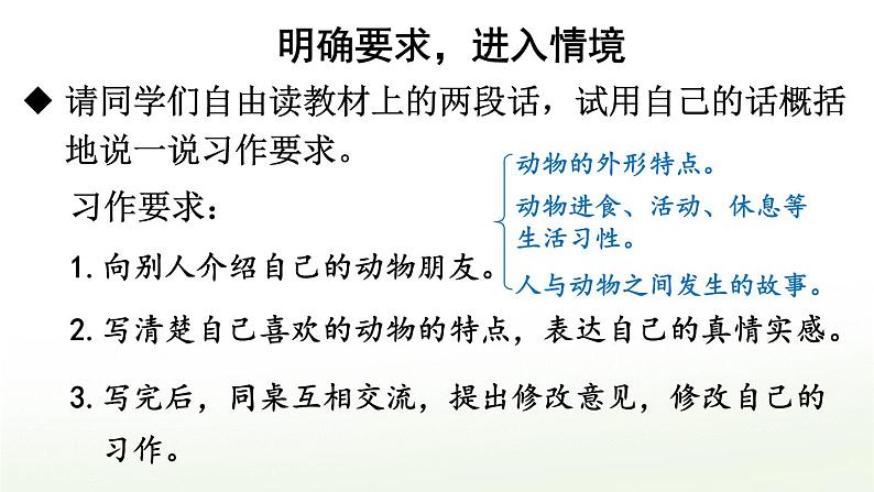 【人教部编版】四下语文  习作：我的动物朋友 （课件+教案）04
