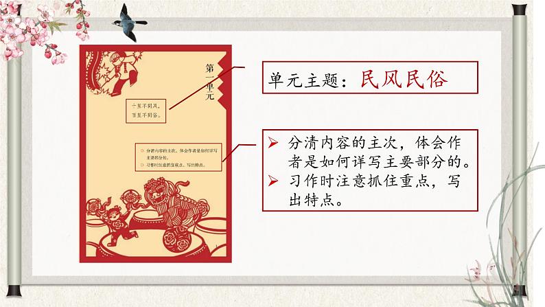 部编版语文六年级下册 第1课《北京的春节》第一课时 课件+教案+习题+学习任务单02