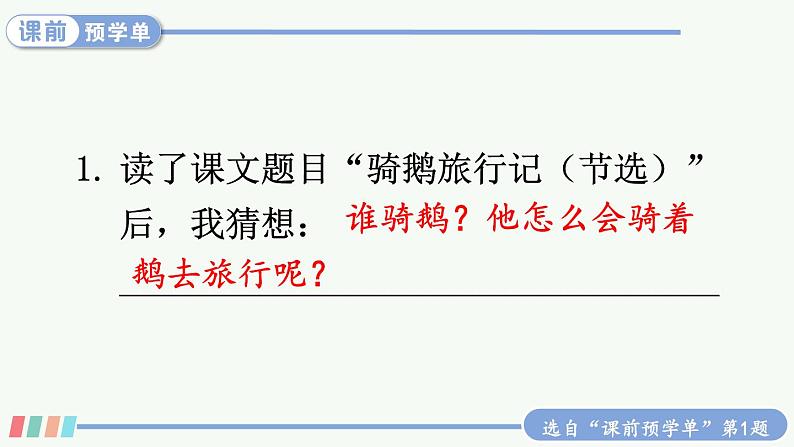 【人教部编版】六下语文  6 骑鹅旅行记（节选）（课件+教案）03