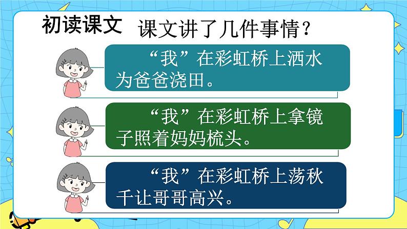 部编版（五四制）语文一下 11 《彩虹》课件+教案+练习05
