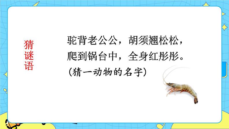 部编版（五四制）三下 15 小虾 课件+教案+练习01