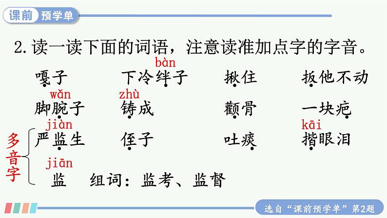 【人教部编版】五年级下册语文 13 人物描写一组（课件+教案）04