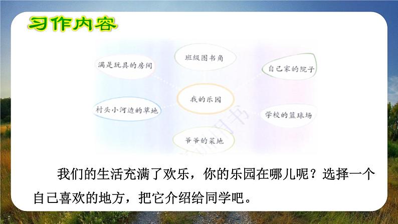 语文部编版四年级下册 第一单元 习作：我的乐园 PPT课件第4页