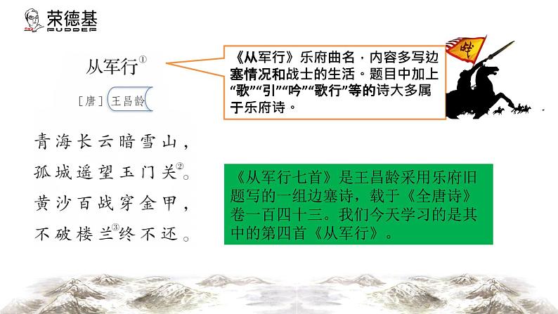 9.古诗三首 第一课时第6页
