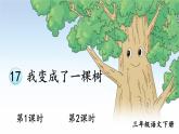 17 我变成了一棵树 精品配套课件教案+学习单 23春三年级语文下册