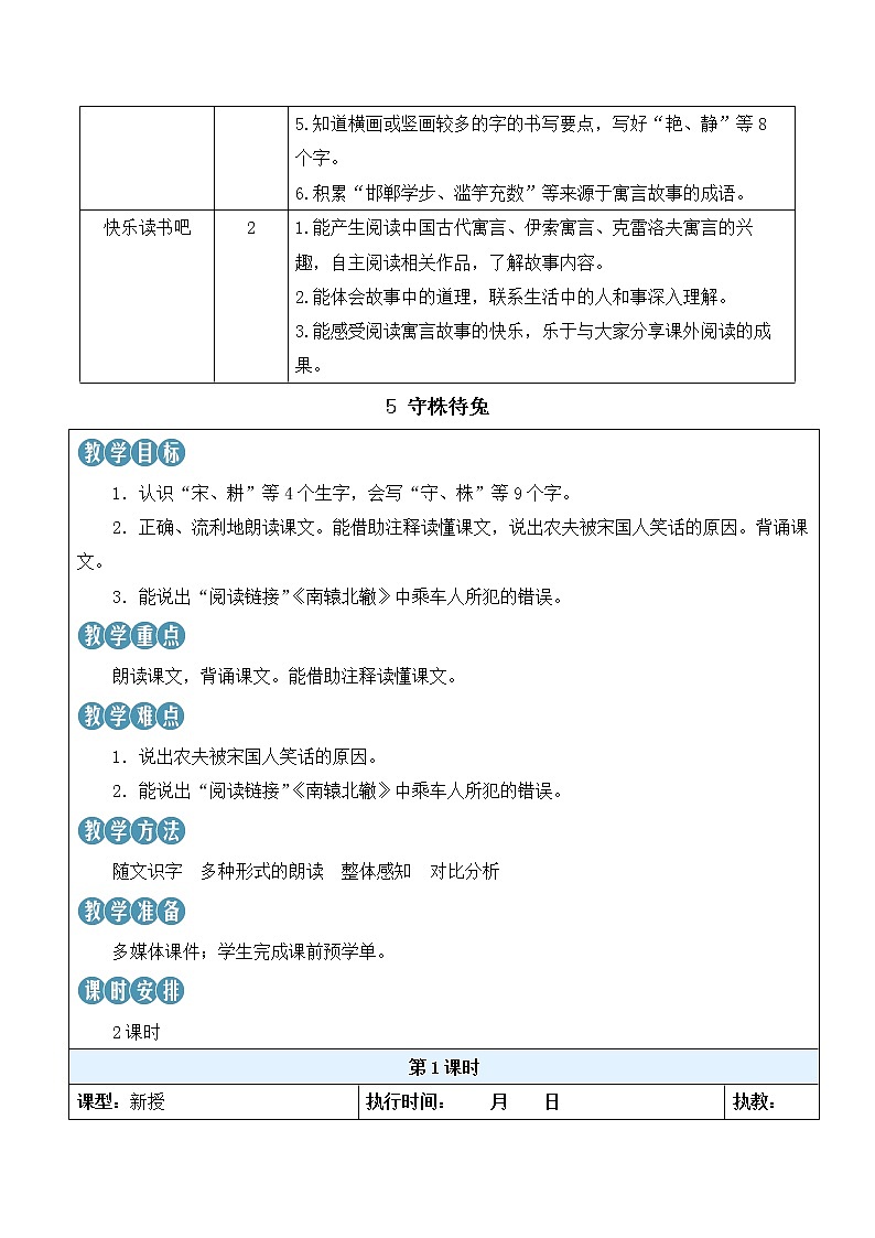 5 守株待兔 第2页