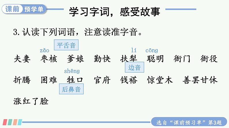 28 枣核 精品配套课件教案+学习单 23春三年级语文下册03