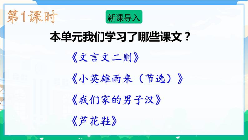 人教部编版语文四年级下册 第六单元 语文园地 课件+教案+素材02