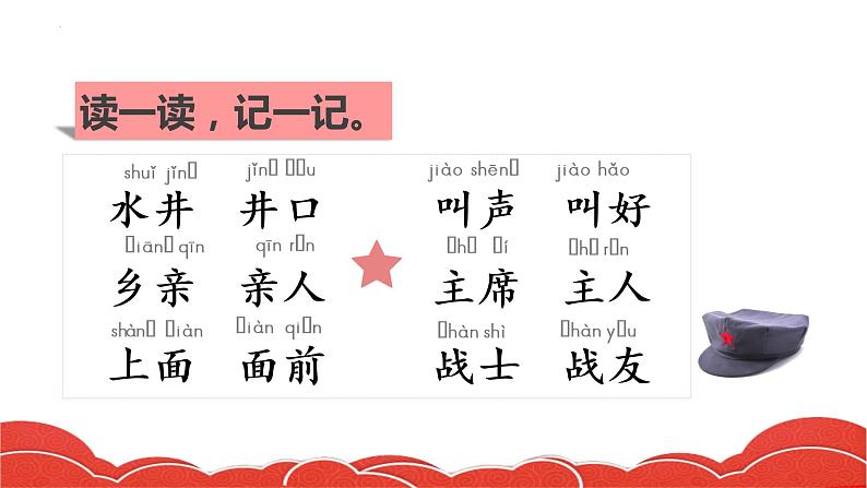 第1课《吃水不忘挖井人》第二课时（课件）-2022-2023学年一年级语文下册同步备课第4页