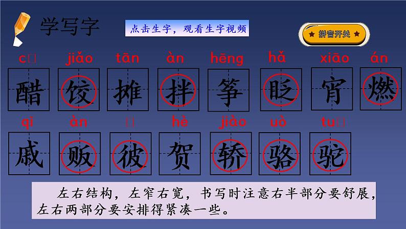 部编版六年级语文下册--1 北京的春节（课件）第7页